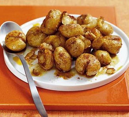Crunchy new potatoes