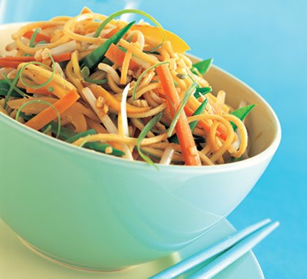 Veggie stir-fried noodles