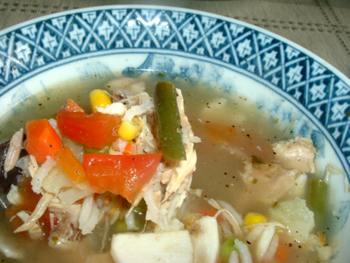 Soup, Vegetable or Chicken-Vegetable (No-Salt-Added)