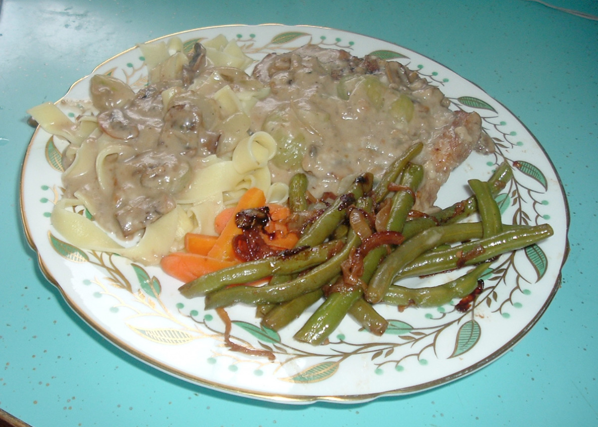 Pork Chops in Mushroom Gravy